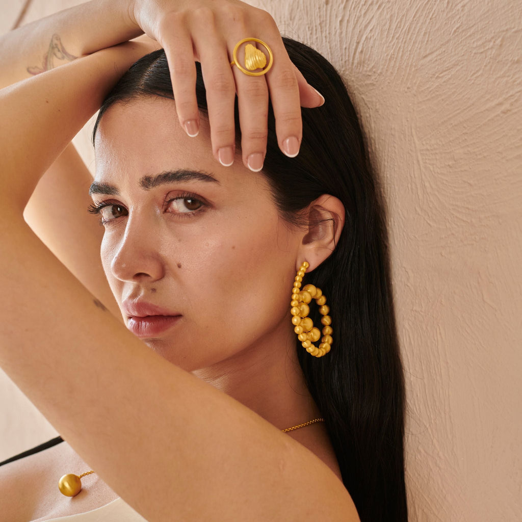 Whirl Hoops by The Loom Art with Orbis by The Loom Art at Kamakhyaa for sustainable fashion