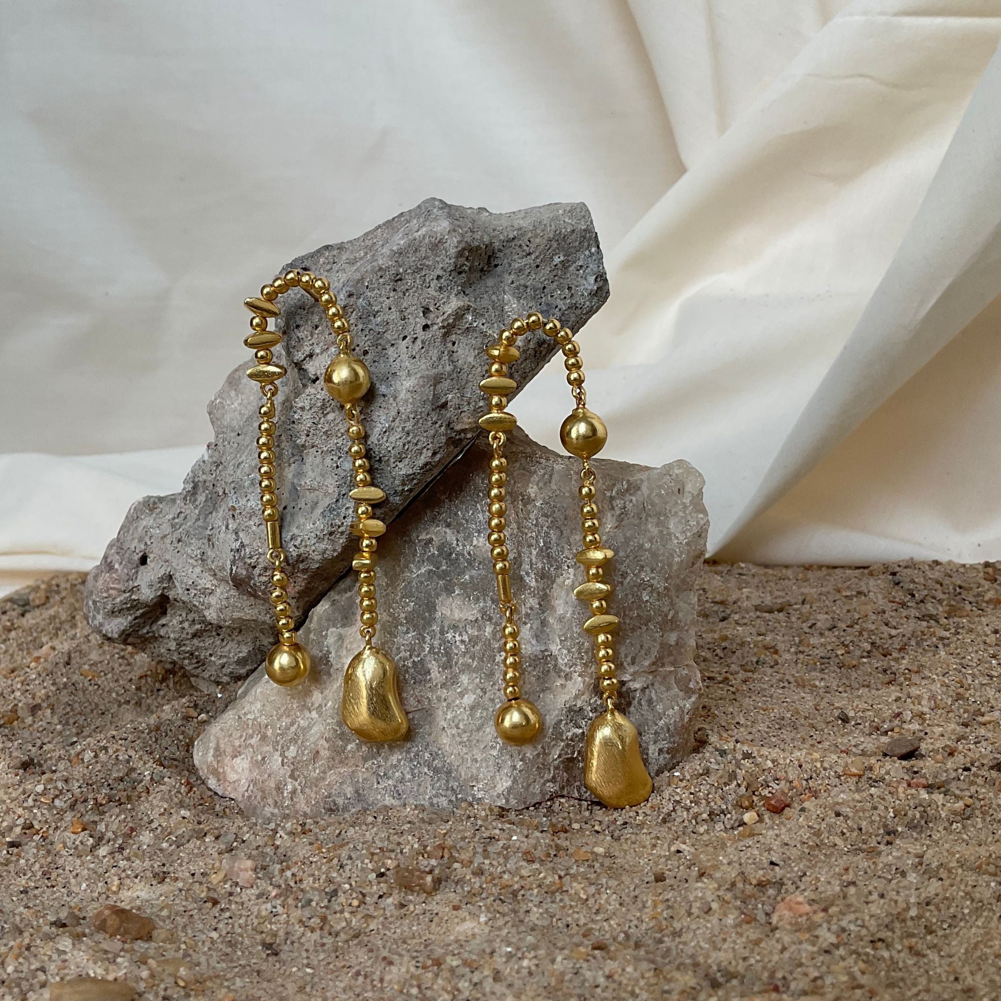 Circa Drop Earring by The Loom Art with Long Earrings, Orbis by The Loom Art at Kamakhyaa for sustainable fashion