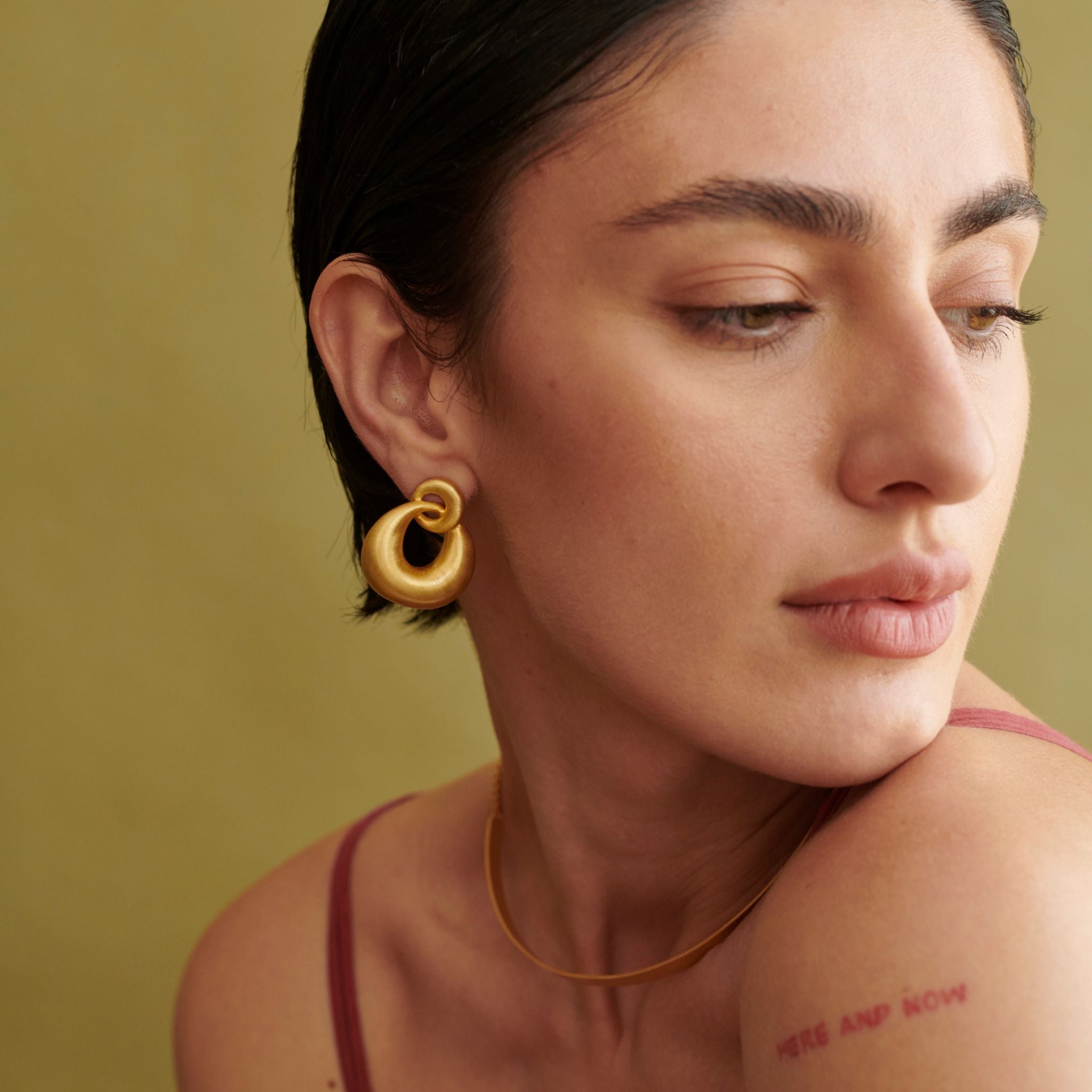 Linked Orbits earring by The Loom Art with Orbis by The Loom Art, Stud Earrings at Kamakhyaa for sustainable fashion