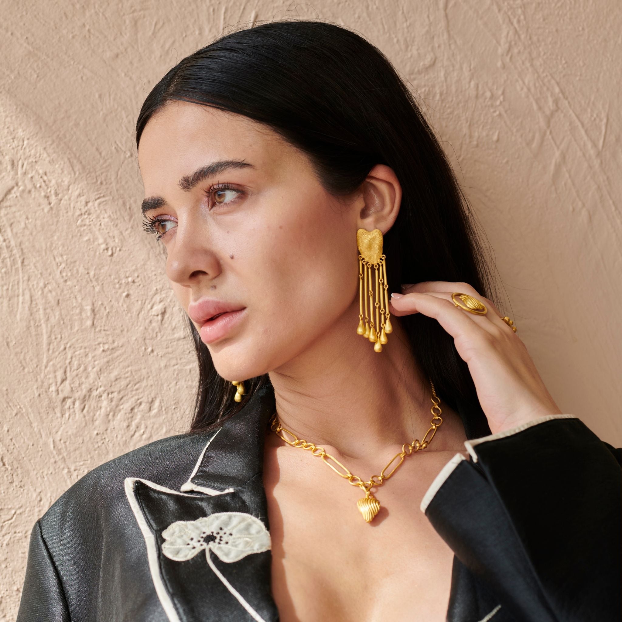 Amour Dangle Earring by The Loom Art with Danglers, Orbis by The Loom Art at Kamakhyaa for sustainable fashion