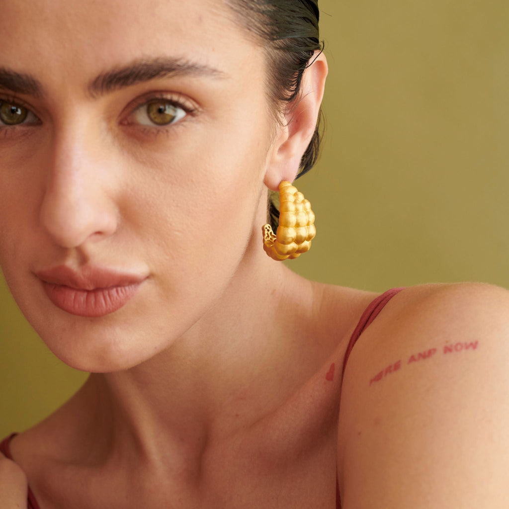 Ovate Earring by The Loom Art with Danglers, Orbis by The Loom Art at Kamakhyaa for sustainable fashion