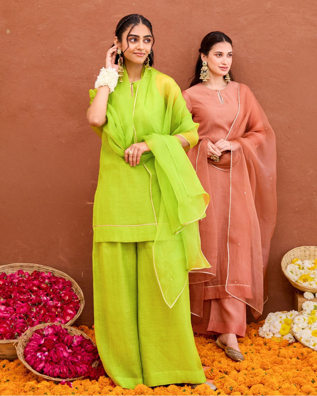 Harini Kurta Set by Taro with Saundh by Taro at Kamakhyaa India for sustainable fashion
