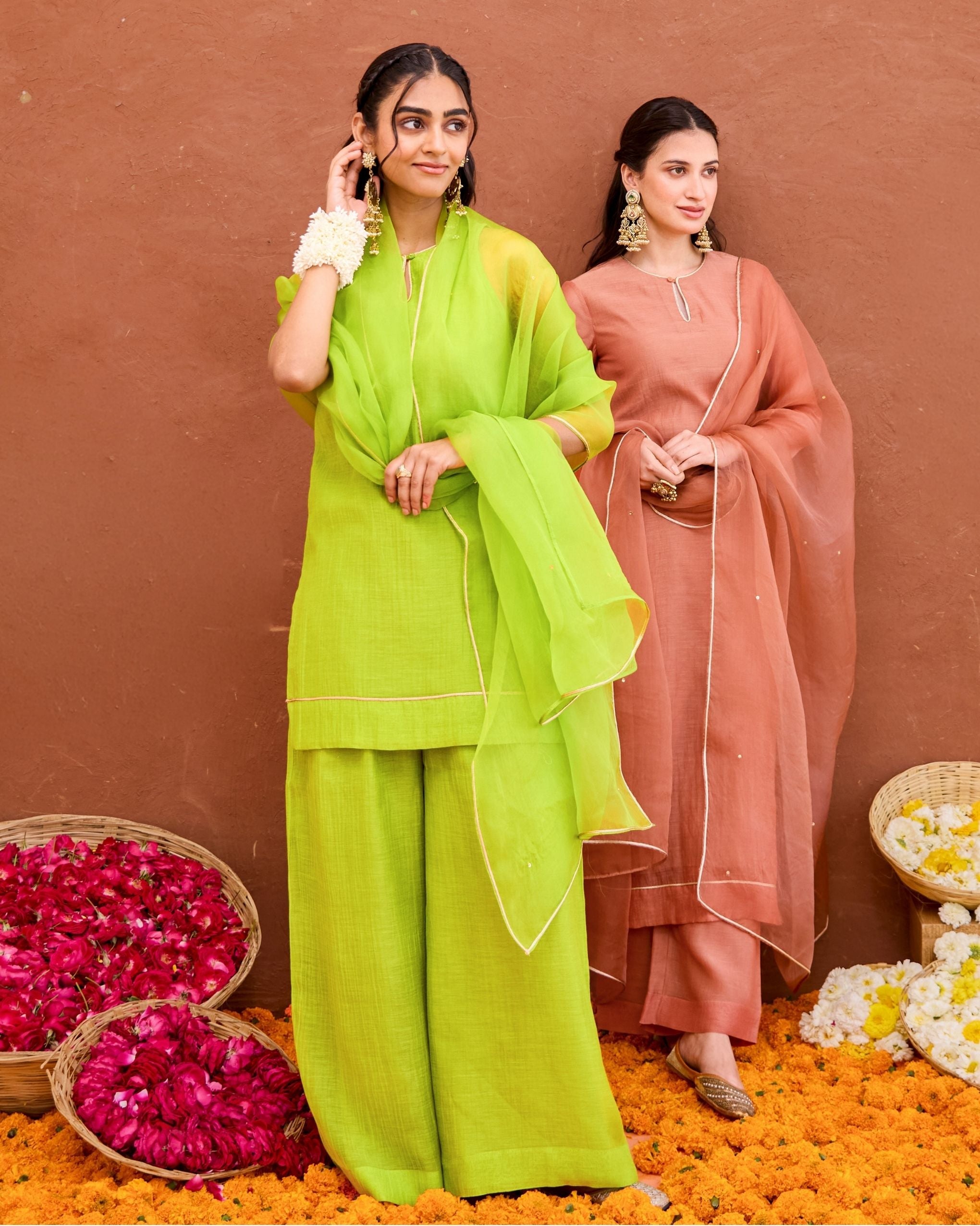 Harini Kurta Set by Taro with Saundh by Taro at Kamakhyaa India for sustainable fashion