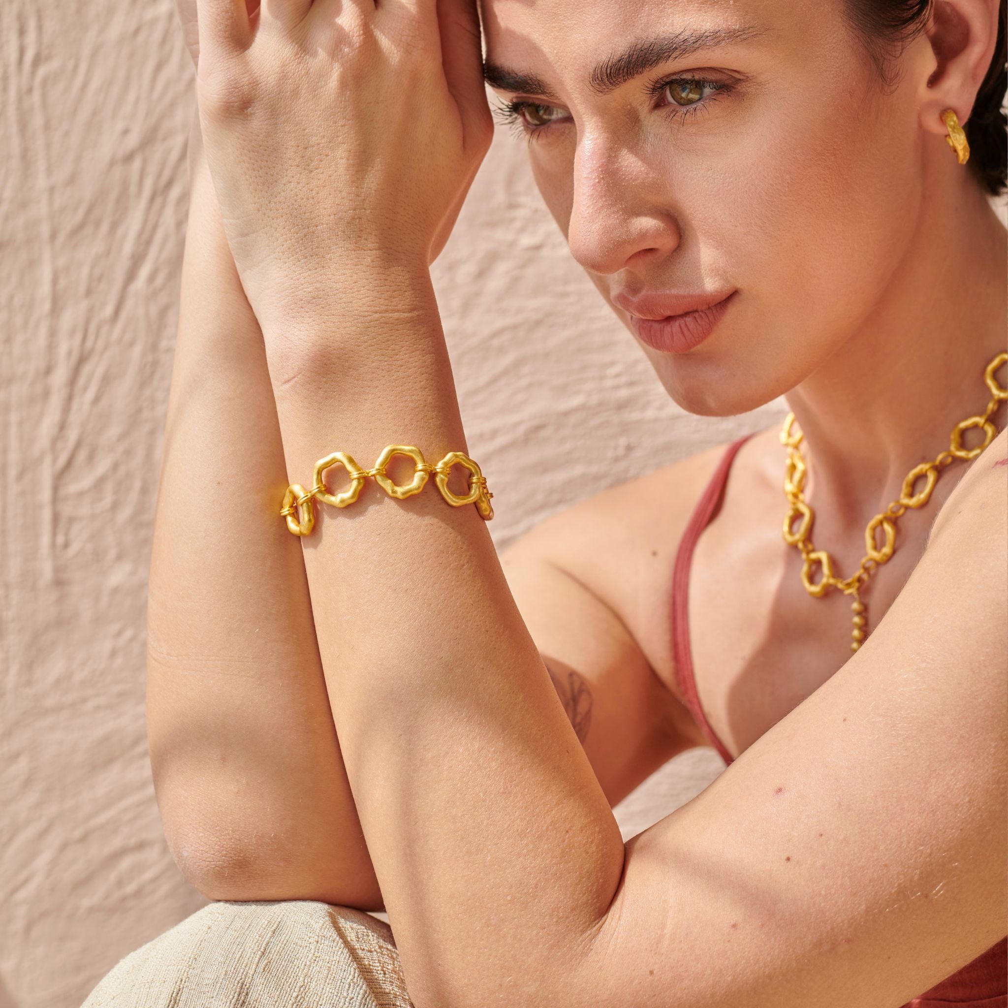 Linked Halo Bracelet by The Loom Art with Bracelets, Orbis by The Loom Art at Kamakhyaa for sustainable fashion