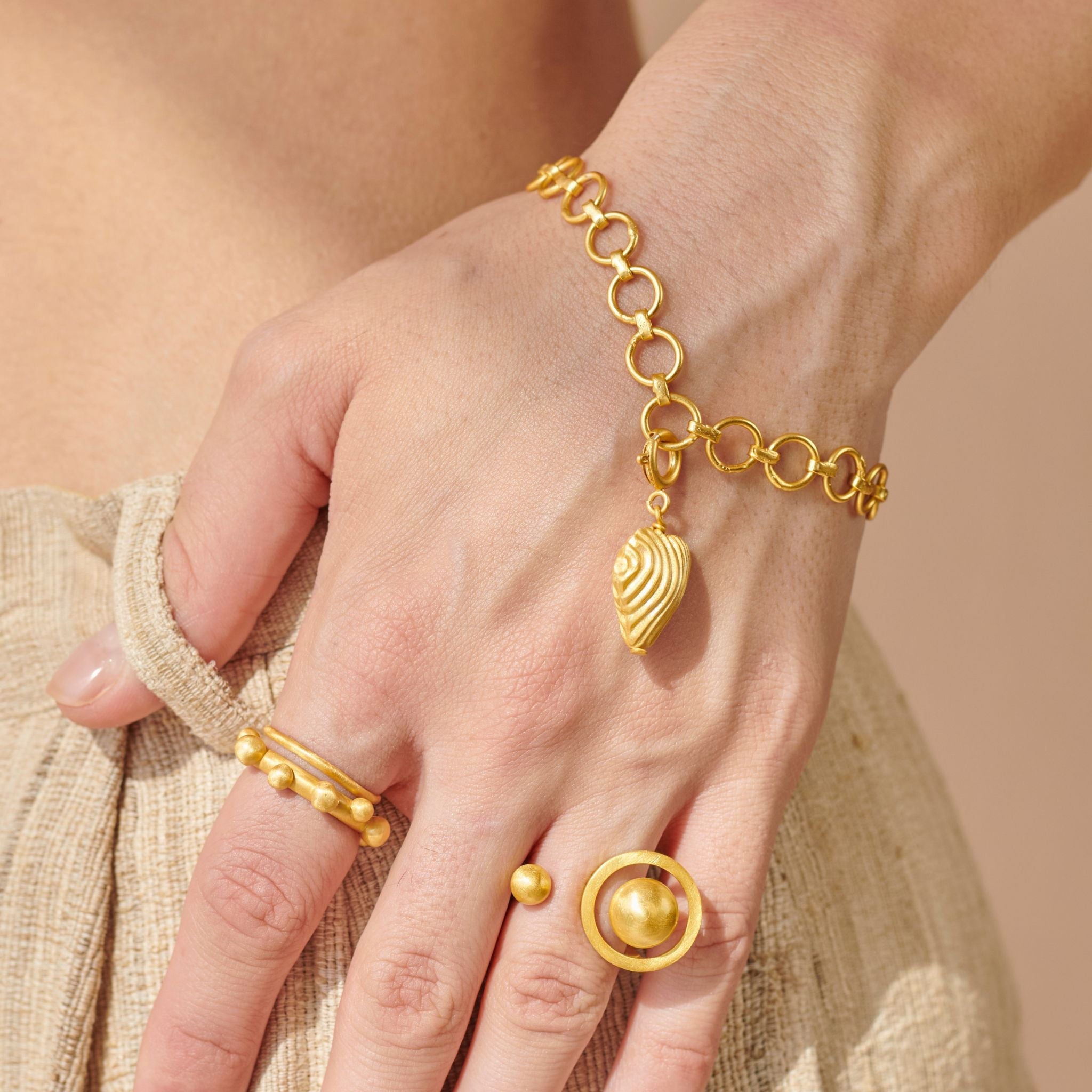 Orbis Link Bracelet by The Loom Art with Bracelets, Orbis by The Loom Art at Kamakhyaa for sustainable fashion