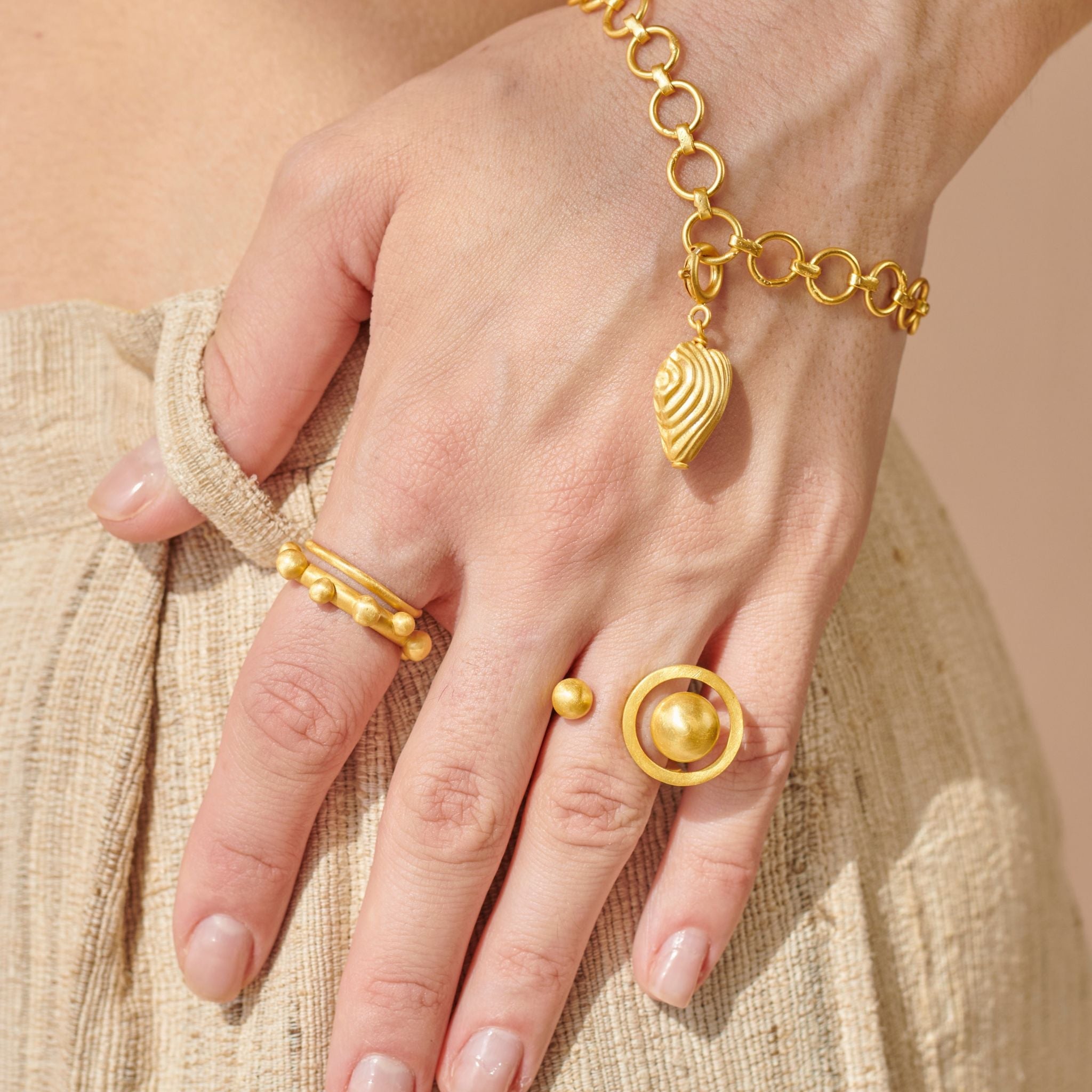 Perla Ring by The Loom Art with Orbis by The Loom Art, Rings at Kamakhyaa for sustainable fashion