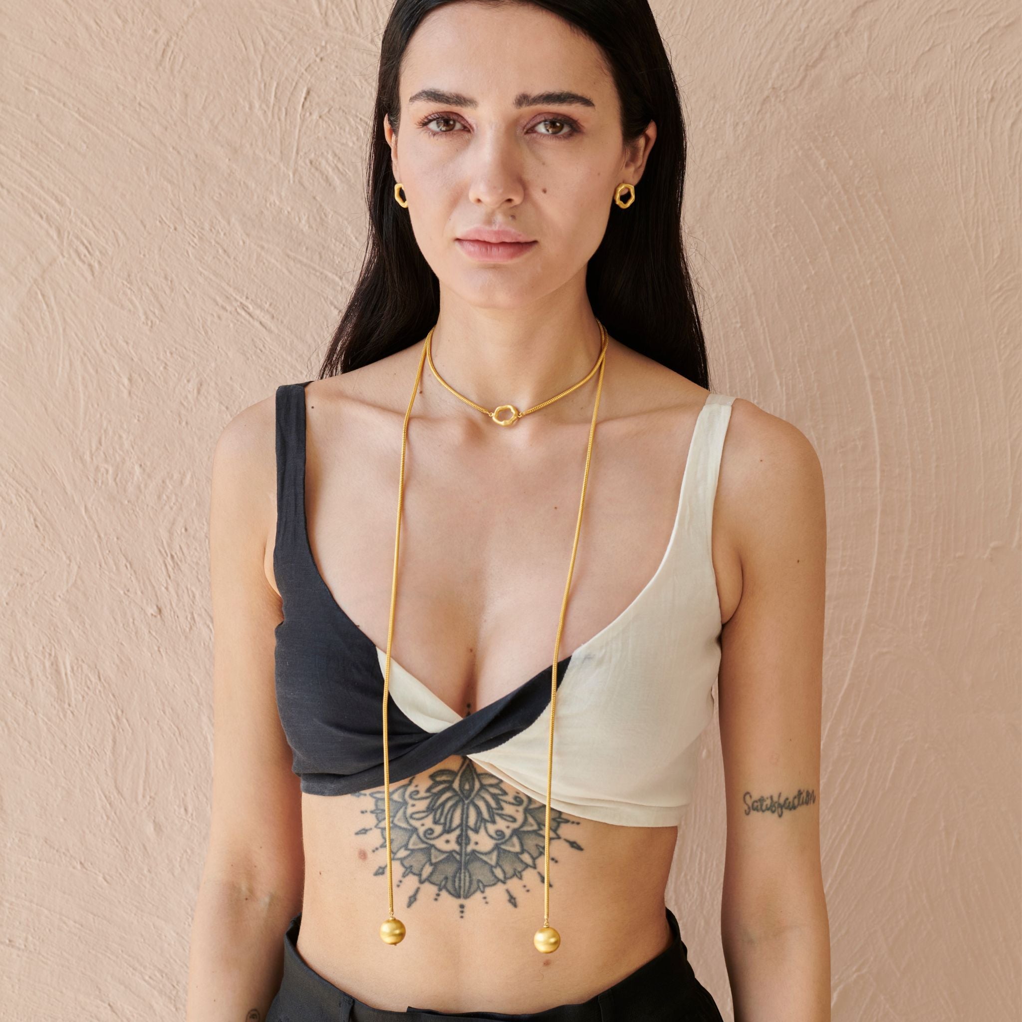 Spheria Wrap Necklace by The Loom Art with Orbis by The Loom Art at Kamakhyaa for sustainable fashion