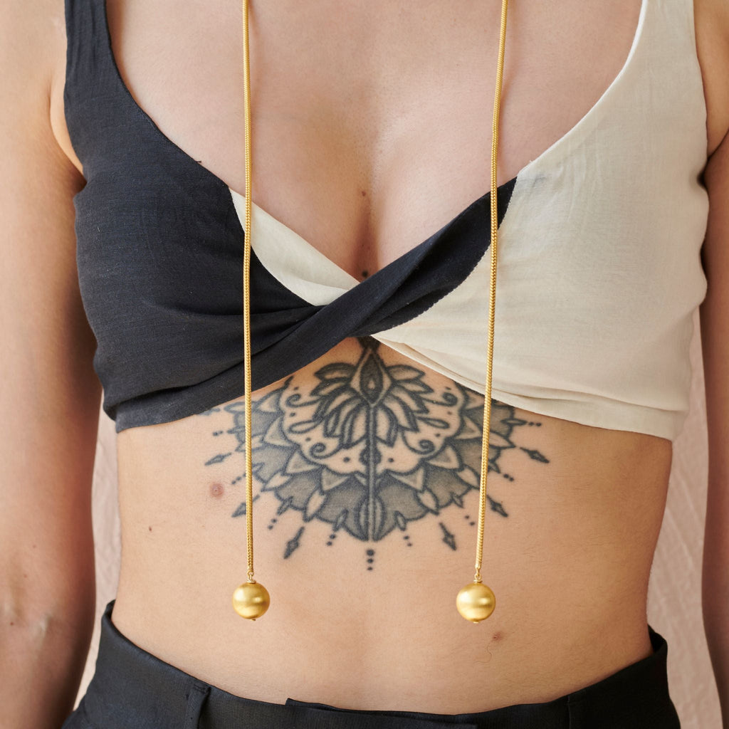 Spheria Wrap Necklace by The Loom Art with Orbis by The Loom Art at Kamakhyaa for sustainable fashion