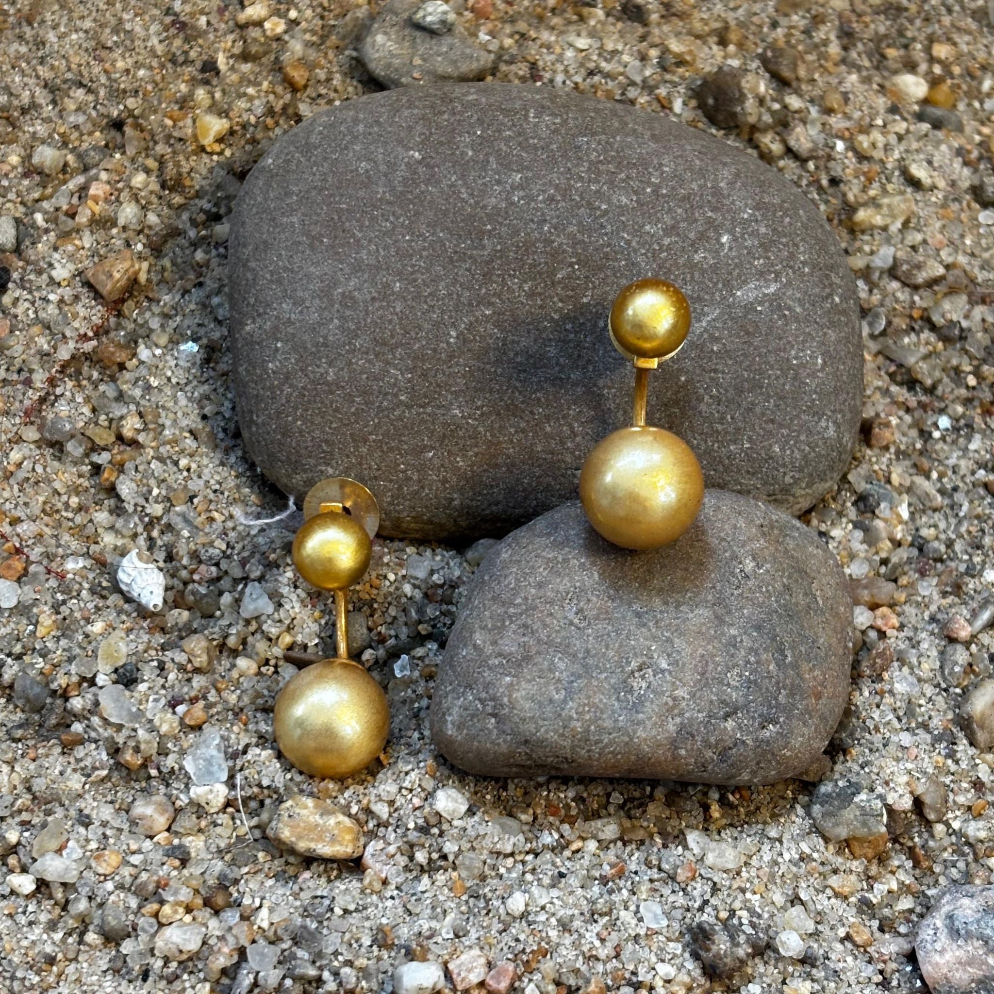 Spheria Stud by The Loom Art with Orbis by The Loom Art, Stud Earrings at Kamakhyaa for sustainable fashion