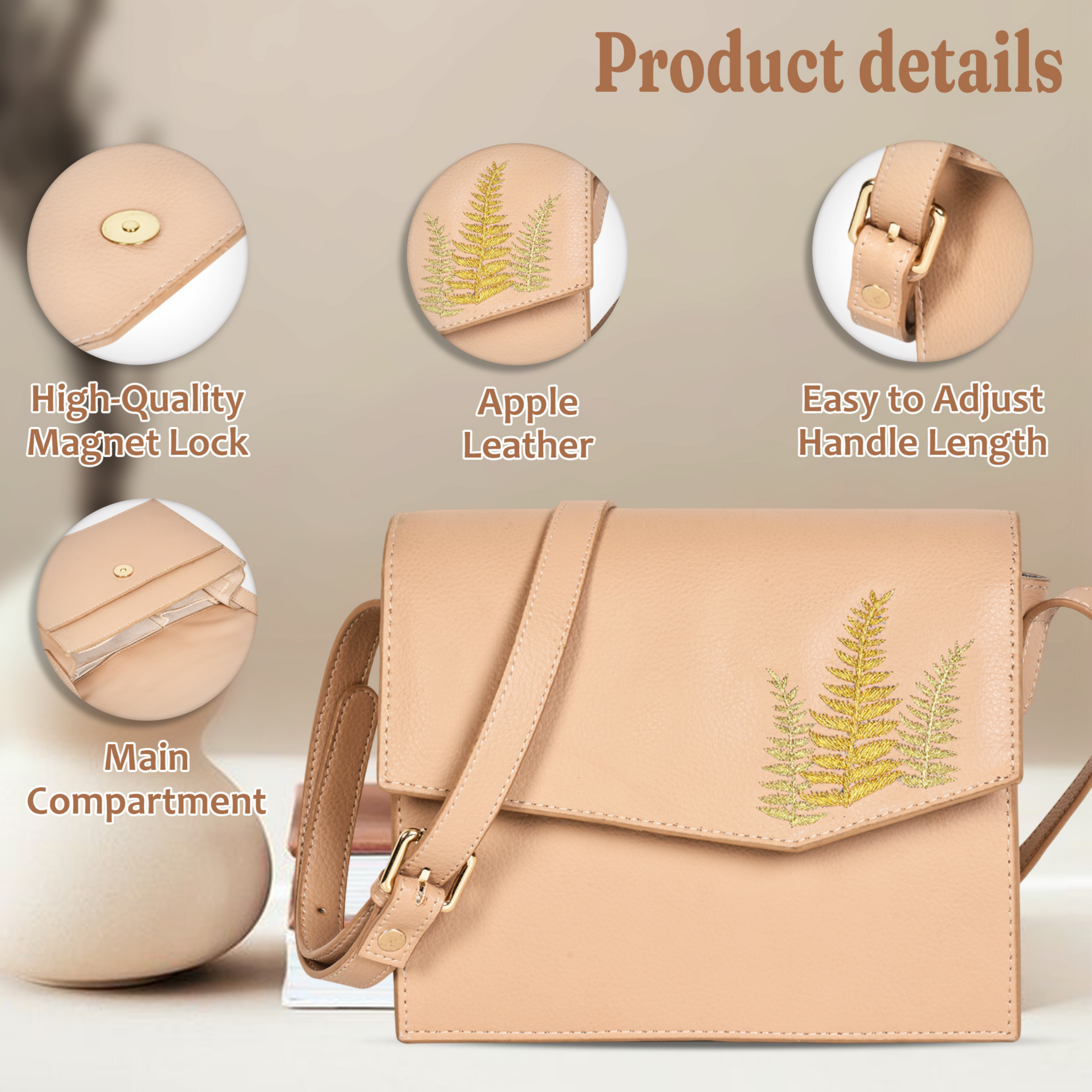 Hera by greenhermitage with Embroidered Bags at Kamakhyaa for sustainable fashion