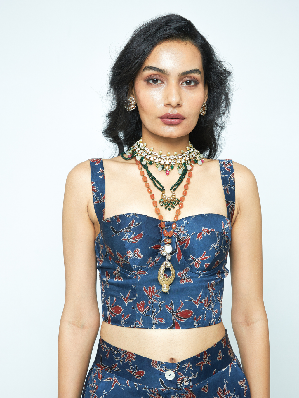 Bloom Corset by anushé pirani with Tops & Shirts, Woman co-ord sets, Womenswear at Kamakhyaa for sustainable fashion