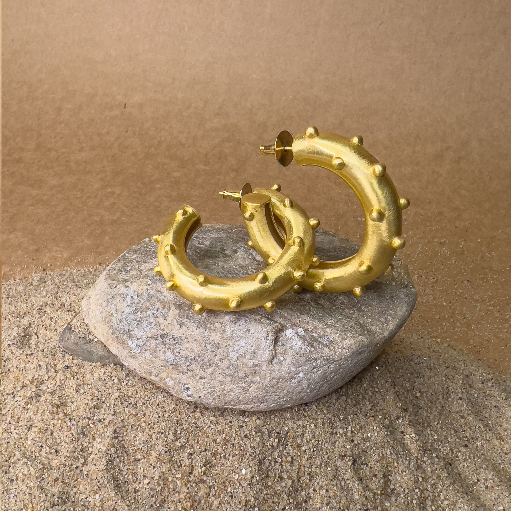 Roundelle Earrings by The Loom Art with Orbis by The Loom Art, Stud Earrings at Kamakhyaa for sustainable fashion