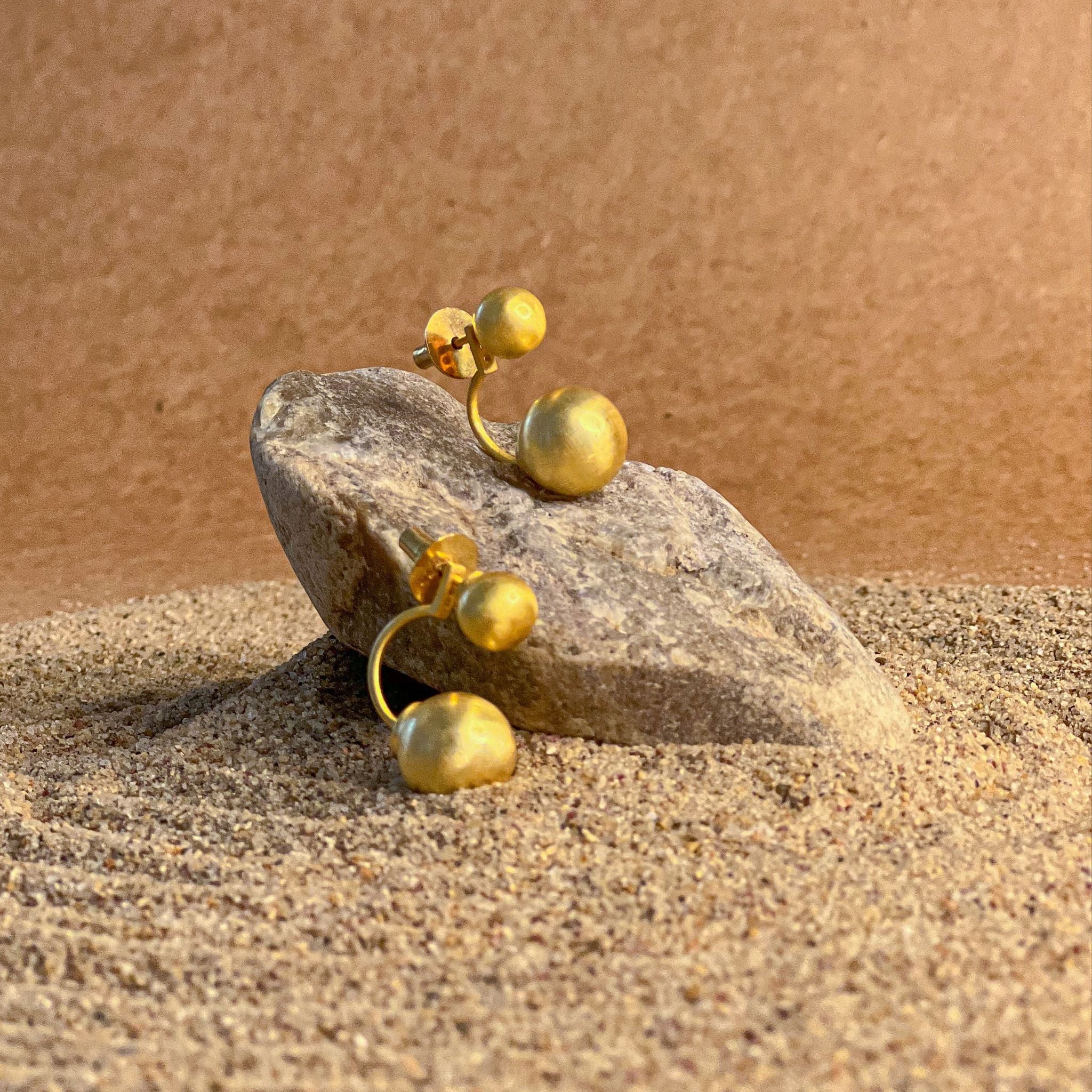 Spheria Stud by The Loom Art with Orbis by The Loom Art, Stud Earrings at Kamakhyaa for sustainable fashion