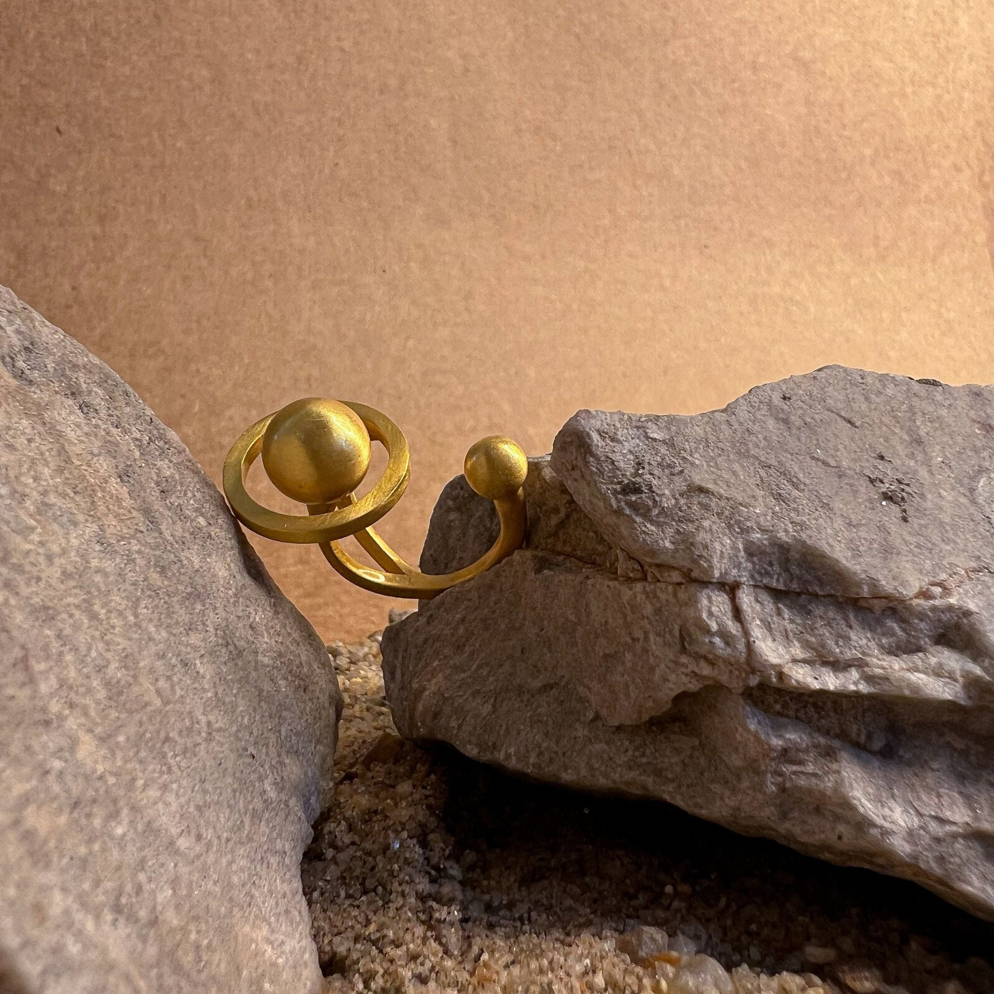 Halo And Ball Ring by The Loom Art with Orbis by The Loom Art, Rings at Kamakhyaa for sustainable fashion