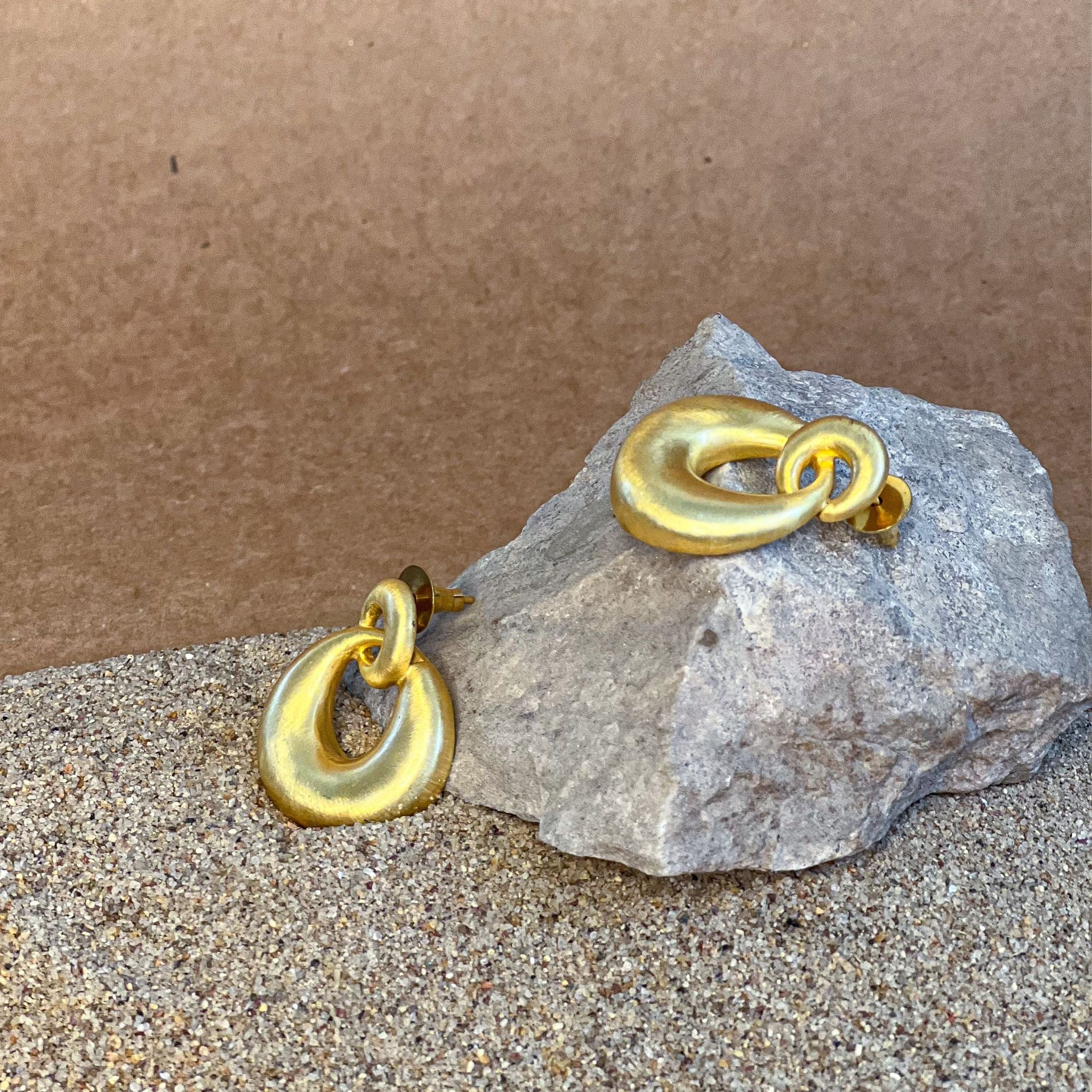 Linked Orbits earring by The Loom Art with Orbis by The Loom Art, Stud Earrings at Kamakhyaa for sustainable fashion