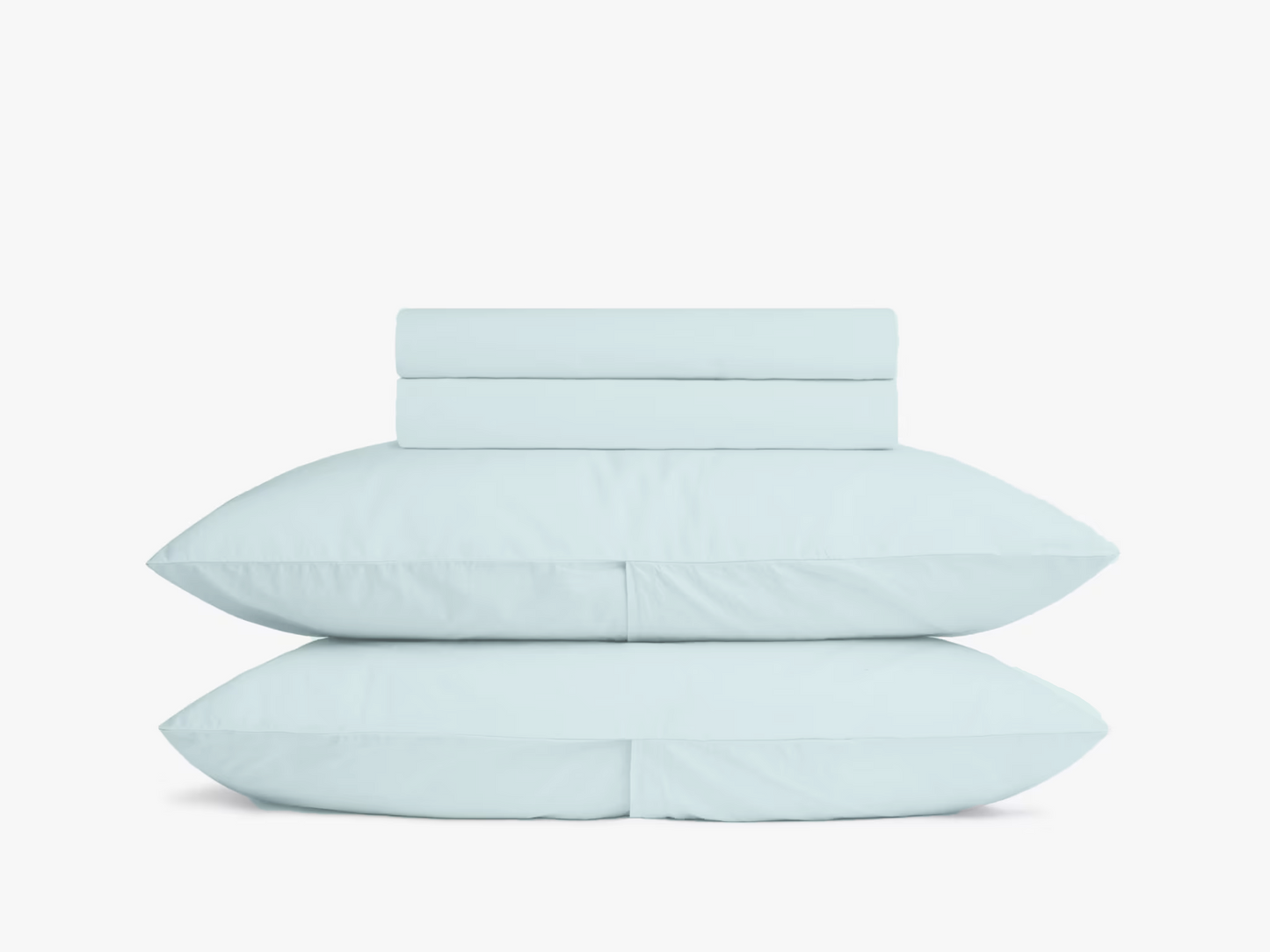 Baby Blue Breeze 300 TC|400 TC|500 TC Flat Sheet Set by Kamakhyaa with Plain Bedsheets at Kamakhyaa for sustainable fashion