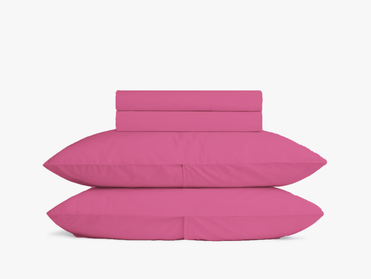 Pink Paradise 300 TC|400 TC|500 TC Flat Sheet Set by Aetherea with Plain Bedsheets at Kamakhyaa for sustainable fashion