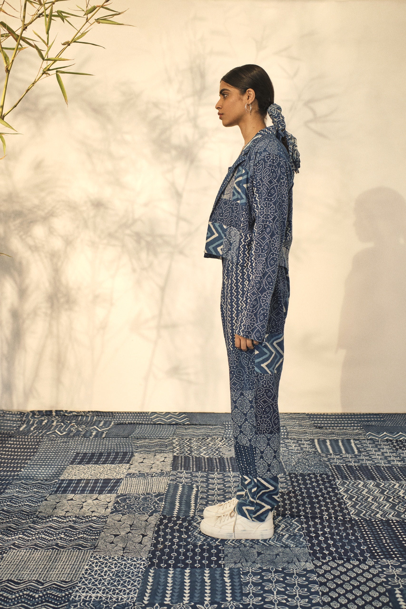 Pearl Pants by Akashii Clothing with Bottoms, CO-ORD SETS, Neeli'23 at Kamakhyaa for sustainable fashion