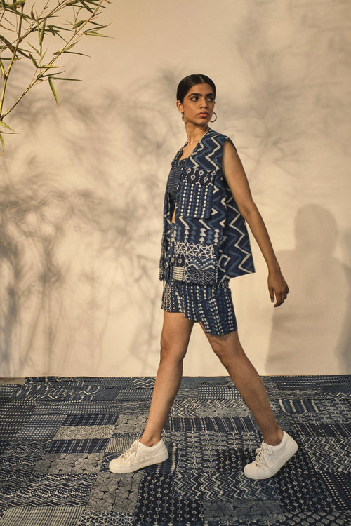 Sierra Skirt by Akashii Clothing with Bottoms, Neeli'23 at Kamakhyaa for sustainable fashion