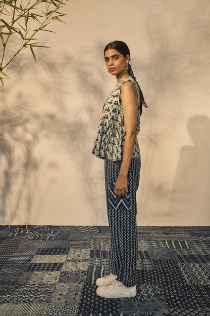 Tula Top by Akashii Clothing with CO-ORD SETS, Neeli'23, Top at Kamakhyaa for sustainable fashion