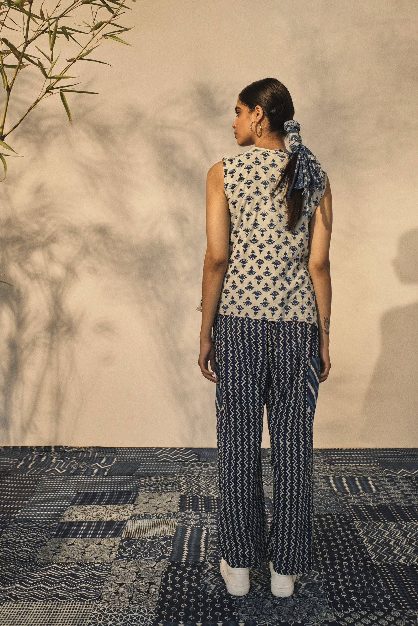 Tula Top by Akashii Clothing with CO-ORD SETS, Neeli'23, Top at Kamakhyaa for sustainable fashion