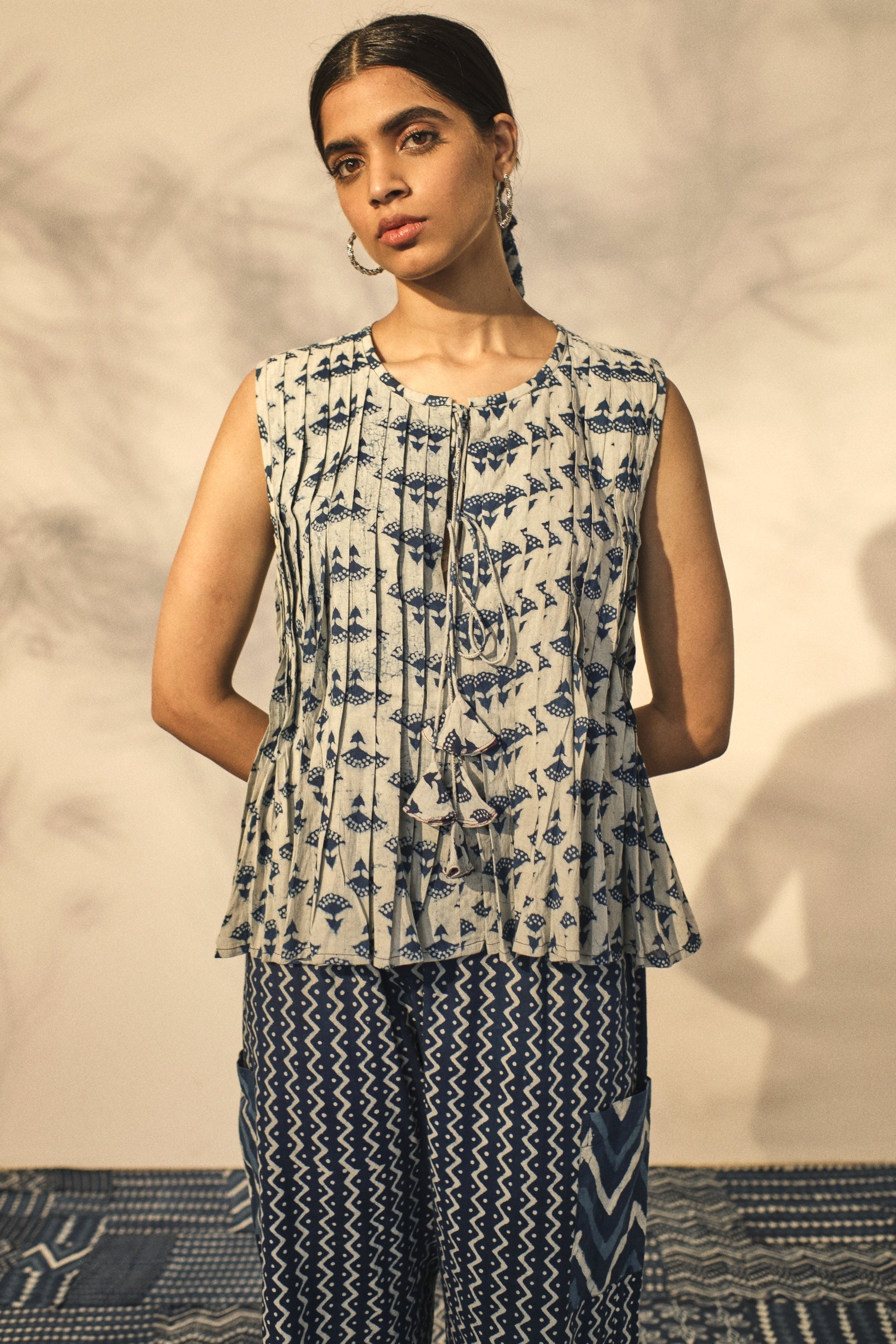 Tula Top by Akashii Clothing with CO-ORD SETS, Neeli'23, Top at Kamakhyaa for sustainable fashion