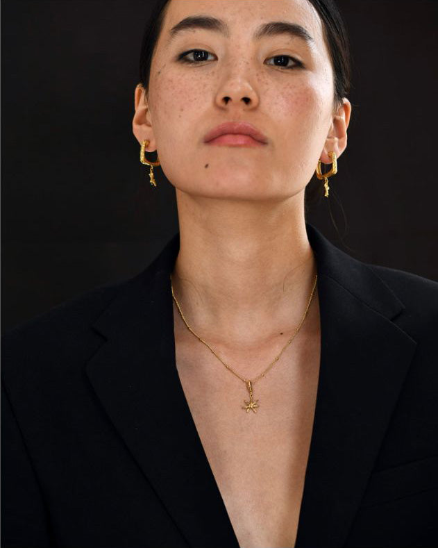 Gold Brass Chain by The Loom Art with Brass, Cosmic Dream by The Loom Art, Fashion Jewellery, For Daughter, Free Size, Gold, Gold Plated, jewelry, Less than $50, Natural, Necklaces, Products less than $25 at Kamakhyaa for sustainable fashion