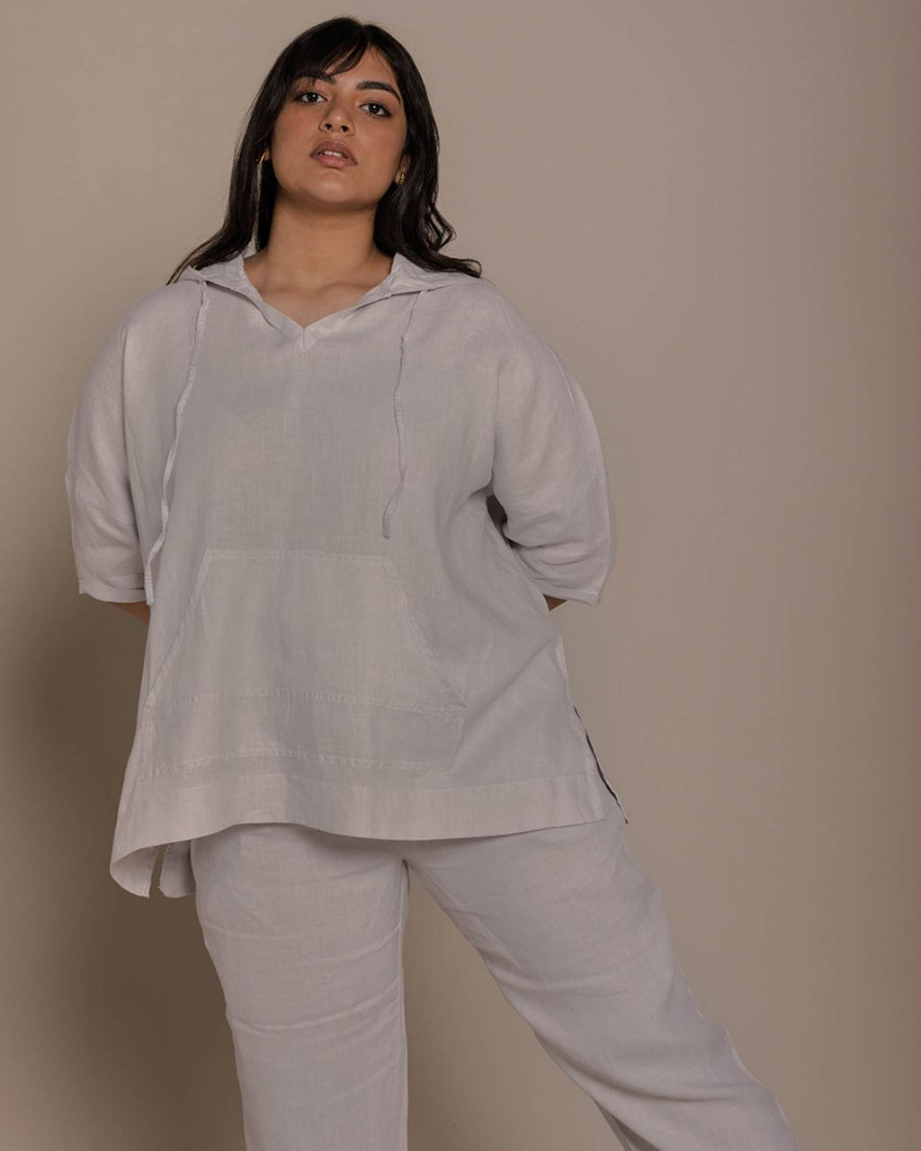 The Hemp Hoodie - Cloud Grey by Reistor with Casual Wear, Grey, Hemp, Hemp by Reistor, Hoodies, Natural, Solids, Womenswear at Kamakhyaa for sustainable fashion