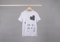 Monochrome 100% Cotton Oversized White T-shirt by Unfussy with 100% cotton, Casual Wear, Organic, Oversized Fit, Printed, T-Shirts, Unfussy, Unisex, White, Womenswear at Kamakhyaa for sustainable fashion