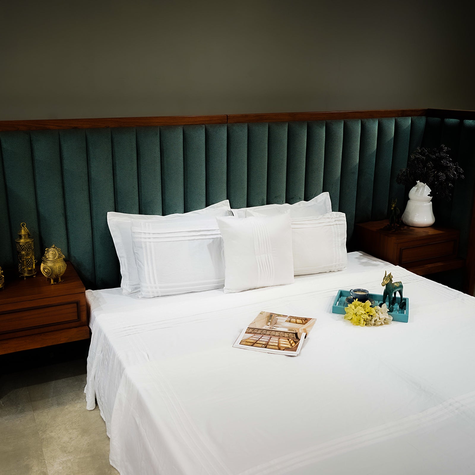 Pure Alabaster Classic Charm Pillow Cover by Aetherea with 100% Cotton, 300 TC, 400 TC, 500 TC, Pillow Cover, White at Kamakhyaa for sustainable fashion