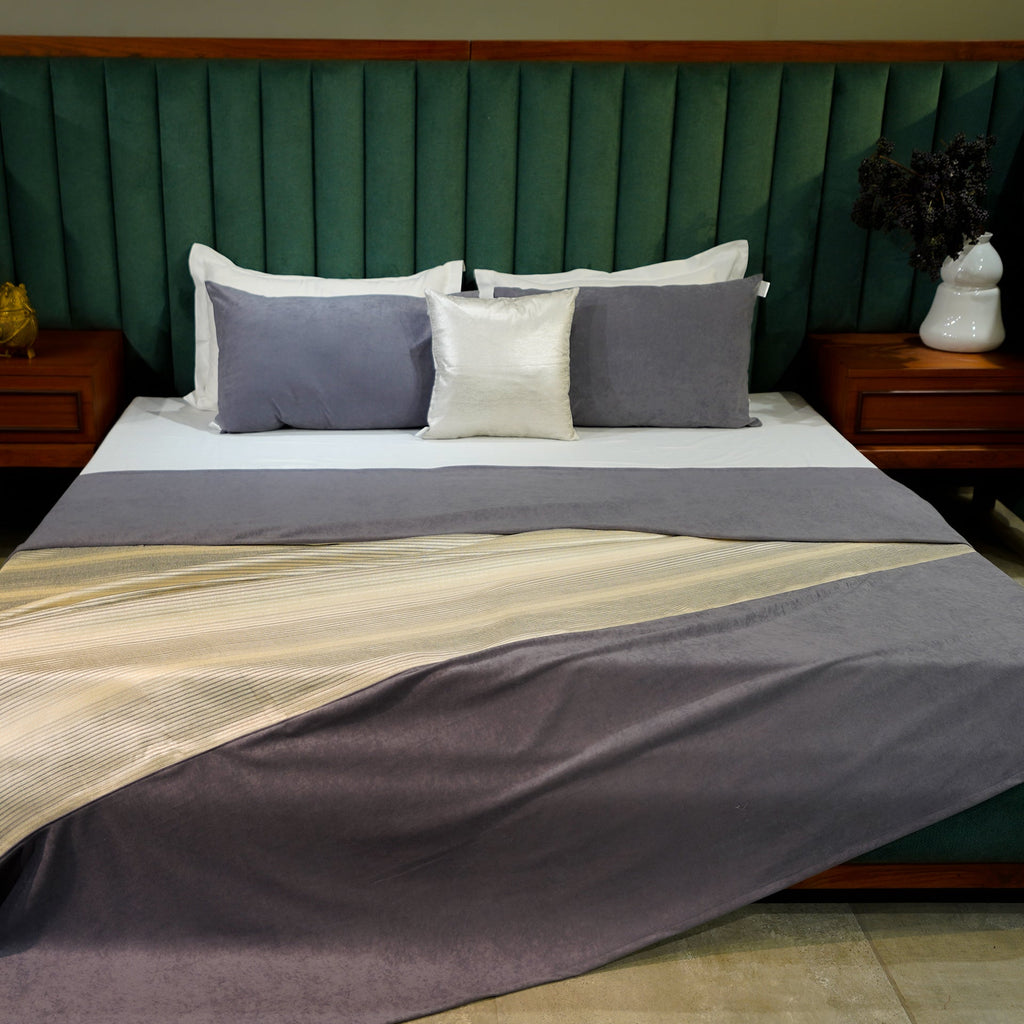 Modern Charcoal Cushion Cover by Aetherea with 100% Cotton, Cotton, Cushion covers, Light Grey, Sheer, Upcycled, White at Kamakhyaa for sustainable fashion