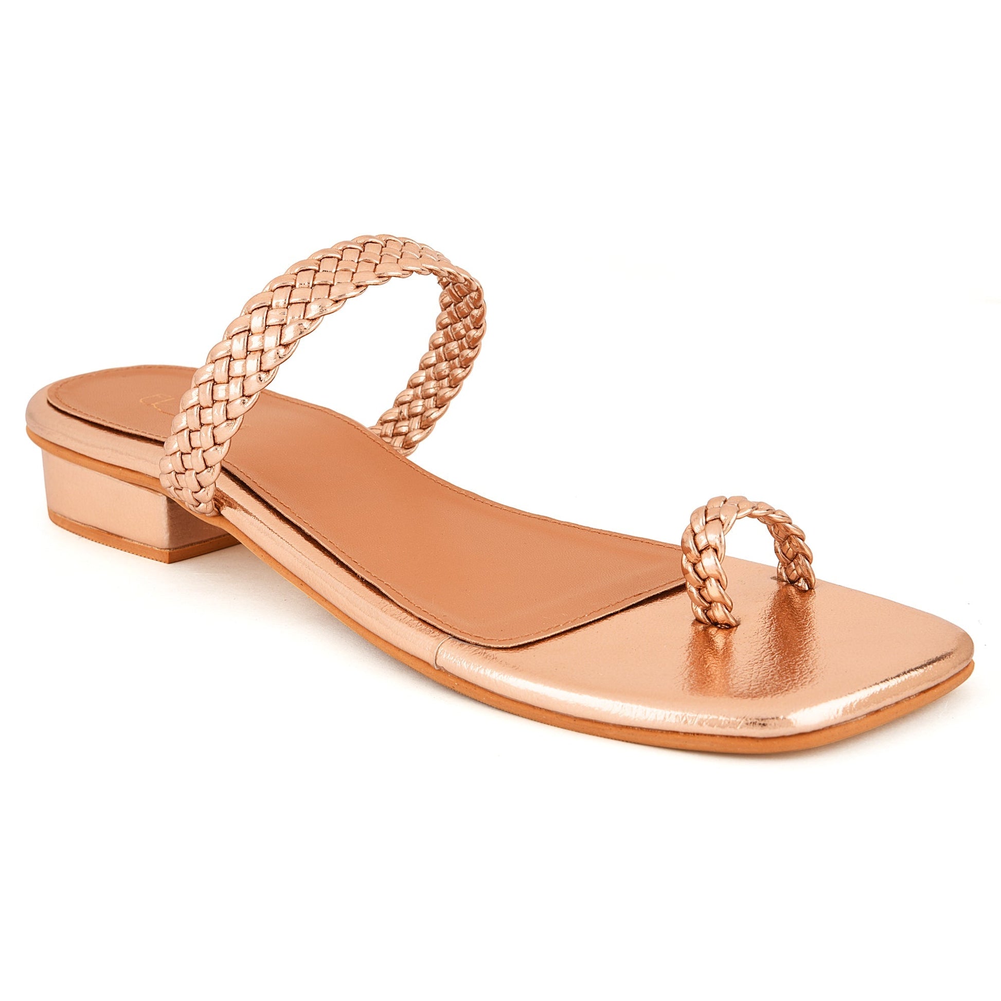 Golden Sandals by EK_agga with Gold, Heels, Less than $50, Party Wear, Patent leather, Red, Regular Fit, Square toe, Textured, Vegan at Kamakhyaa for sustainable fashion