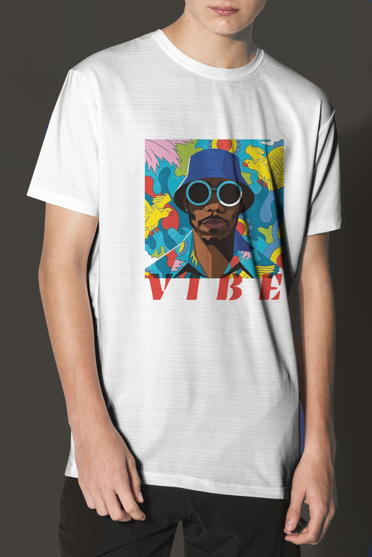 Vibe More 100% Cotton Oversized White T-shirt by Unfussy with 100% cotton, Casual Wear, Organic, Oversized Fit, Printed, T-Shirts, Unfussy, Unisex, White, Womenswear at Kamakhyaa for sustainable fashion