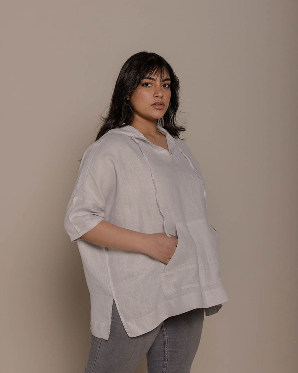 The Hemp Hoodie - Cloud Grey by Reistor with Casual Wear, Grey, Hemp, Hemp by Reistor, Hoodies, Natural, Solids, Womenswear at Kamakhyaa for sustainable fashion