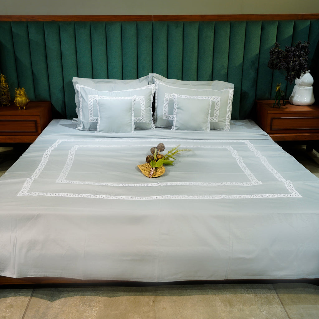 Cotton Bloom Cushion Cover by Aetherea with 100% Cotton, 300 TC, 500 TC, Cushion covers, Grey, Plain, Solid at Kamakhyaa for sustainable fashion