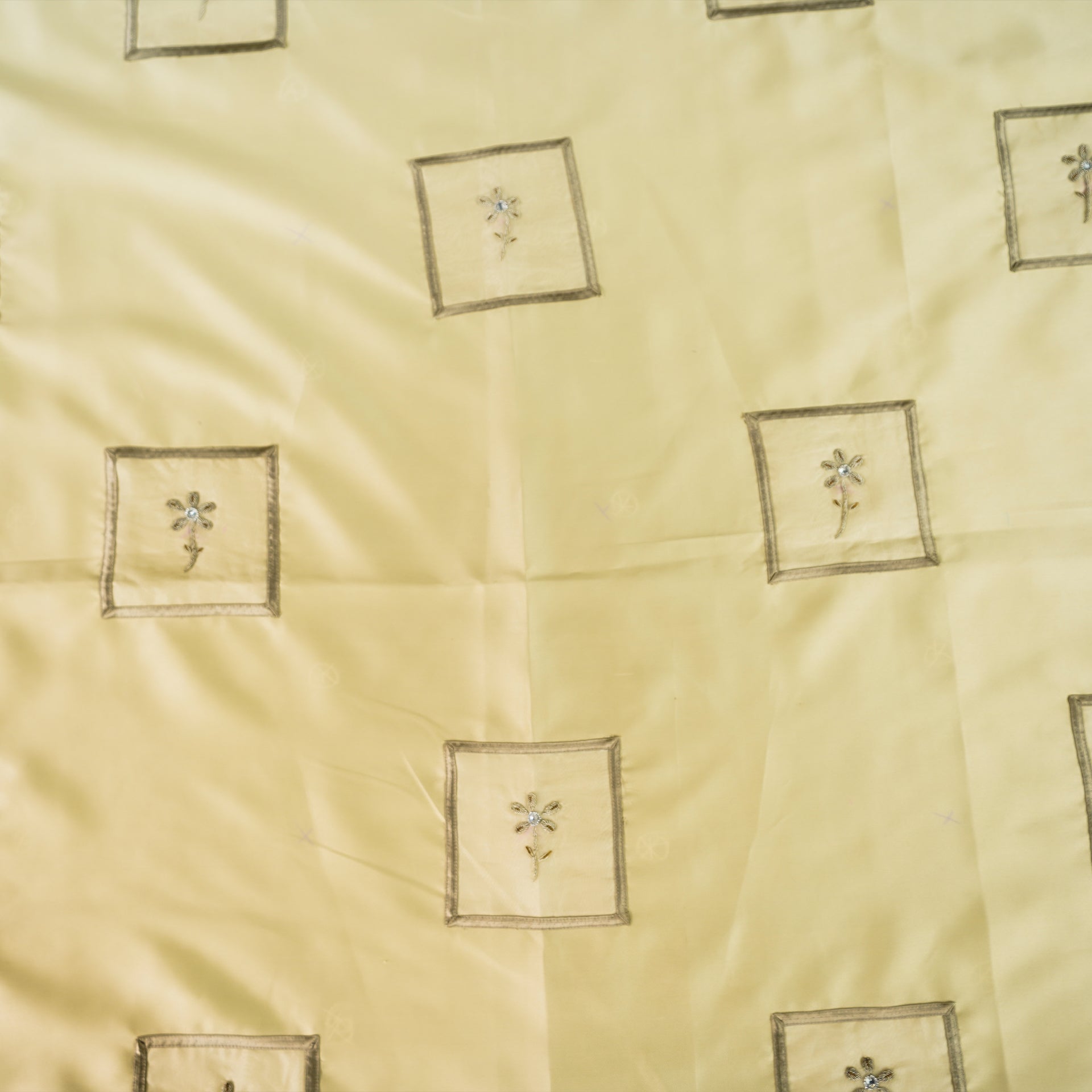 Whispering Meadow by Aetherea with Bed Throws, Cotton, Cream, Embroidered, Piping, Sheer, Upcycled, White at Kamakhyaa for sustainable fashion