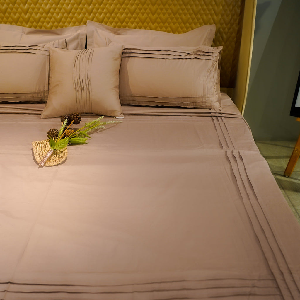 Mocha Bliss Classic Charm Cushion Cover by Aetherea with 100% Cotton, 300 TC, 500 TC, Coffee, Cushion covers, Plain, Solid at Kamakhyaa for sustainable fashion