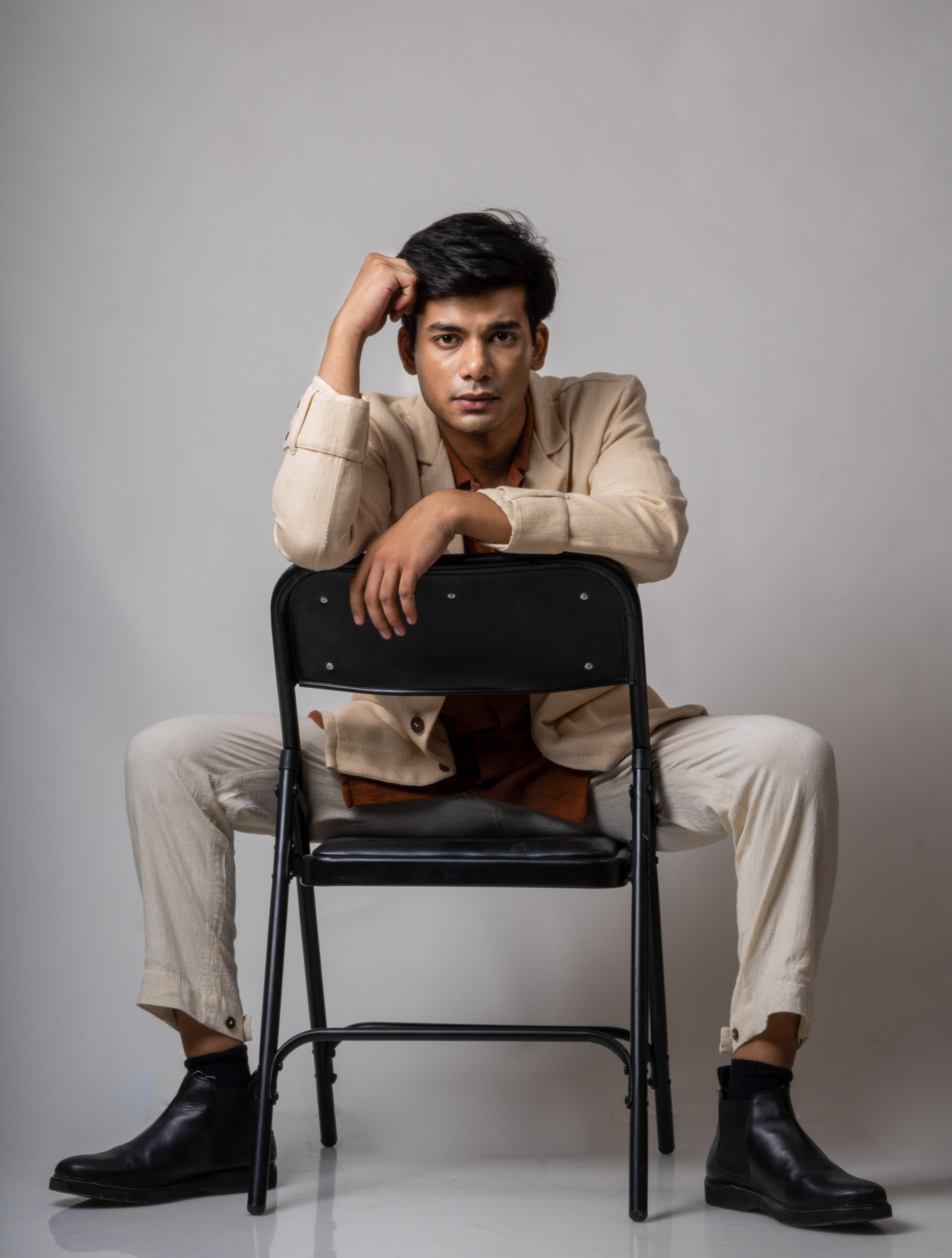 White Jacket by Lafaani with Casual Wear, Cotton, For Him, For Siblings, Jackets, Mens Overlay, Menswear, Natural, Regular Fit, Solids, The Way You Look by Lafaani, White at Kamakhyaa for sustainable fashion