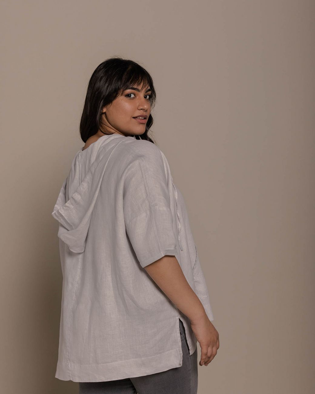 The Hemp Hoodie - Cloud Grey by Reistor with Casual Wear, Grey, Hemp, Hemp by Reistor, Hoodies, Natural, Solids, Womenswear at Kamakhyaa for sustainable fashion