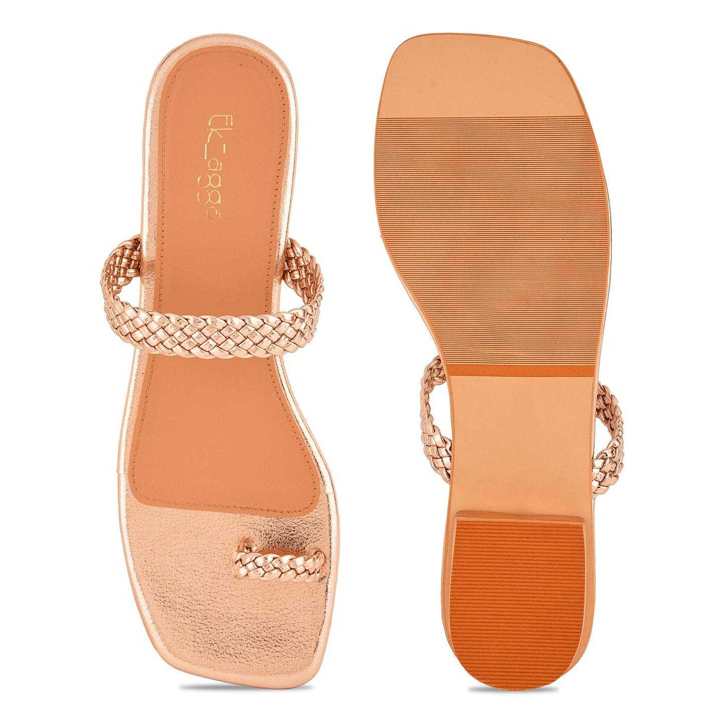 Golden Sandals by EK_agga with Gold, Heels, Less than $50, Party Wear, Patent leather, Red, Regular Fit, Square toe, Textured, Vegan at Kamakhyaa for sustainable fashion