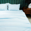 Baby Blue Breeze Pillow Covers by Aetherea with 100% Cotton, 300 TC, 400 TC, 500 TC, Baby Blue, Pillow Cover, Plain, Solid at Kamakhyaa for sustainable fashion