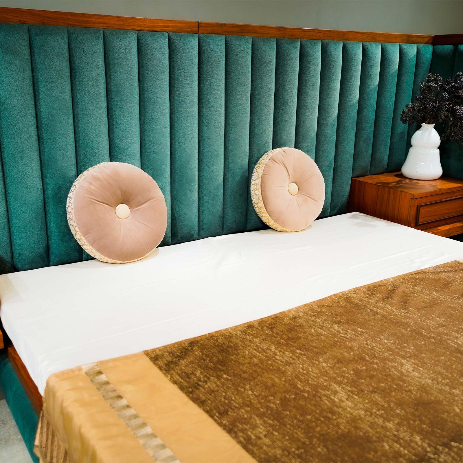 Gradient Throw by Aetherea with Bed Throws, Brown, Coffee, Silk, Throws, Upcycled at Kamakhyaa for sustainable fashion