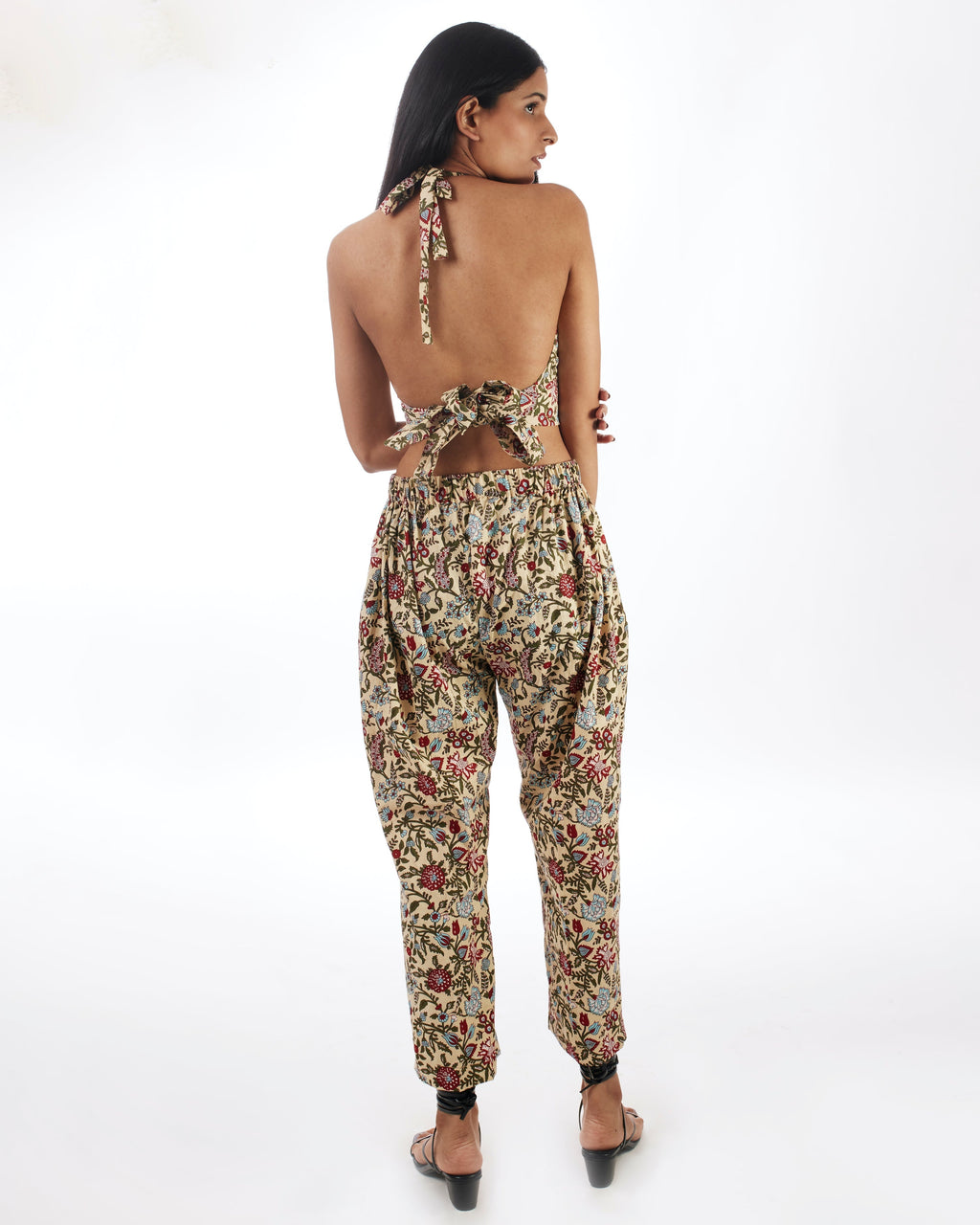 Yellow Printed 3 Piece Co-ord Set by Kamakhyaa with 100% pure cotton, Casual Wear, Co-ord Sets, FB ADS JUNE, Fitted At Waist, KKYSS, Naturally Made, Printed, Regular Fit, Summer Sutra, Womenswear, Yellow at Kamakhyaa for sustainable fashion