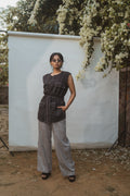 Unisex Utility Vest by Lafaani with 100% pure cotton, Black, Casual Wear, Jackets, Menswear, Natural with azo free dyes, Regular Fit, Solids, Sonder, Sonder by Lafaani, Unisex at Kamakhyaa for sustainable fashion