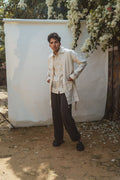 Unisex Trench by Lafaani with 100% pure cotton, Black, Casual Wear, Grey, Natural with azo free dyes, Regular Fit, Solids, Sonder, Sonder by Lafaani, Trench Coats, Unisex, Womenswear at Kamakhyaa for sustainable fashion