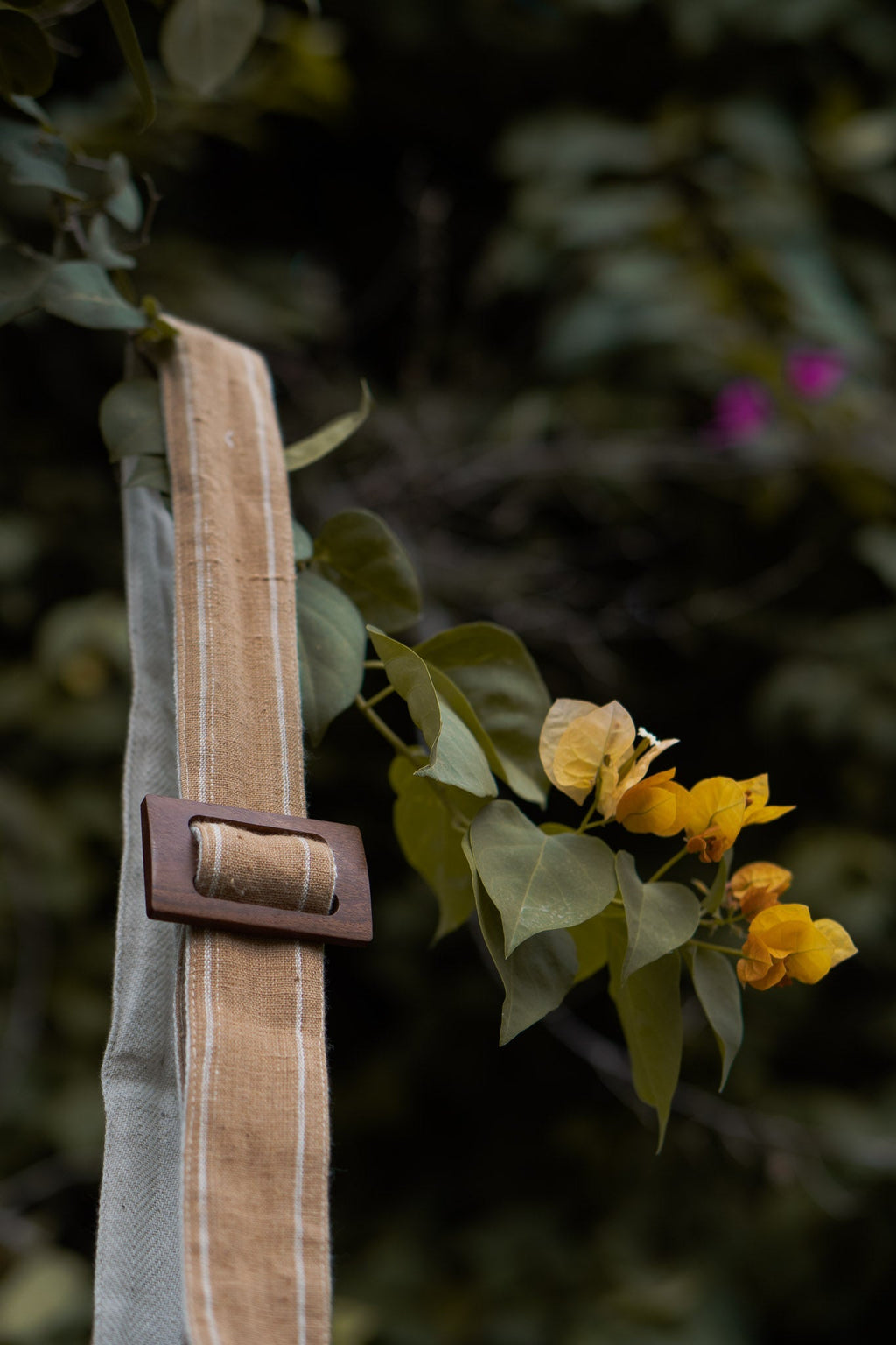 Upcycled Reversible Belt by Lafaani with 100% pure cotton, Accessories, Belts, Casual Wear, Clutch, Kora, Materiality, Memoirs of Materiality by lafaani, Organic, Regular Fit, Reversible, Solids, Undyed and Unbleached, Upcycled at Kamakhyaa for sustainable fashion