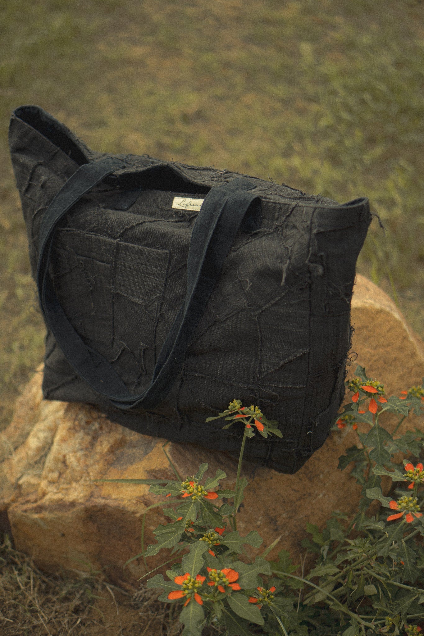 Carry-It-All Tote Black at Kamakhyaa by Lafaani. This item is 100% Cotton, Bags, Black, Casual Wear, Natural with azo free dyes, Organic, Regular Fit, Solids, Sonder, Tote Bags