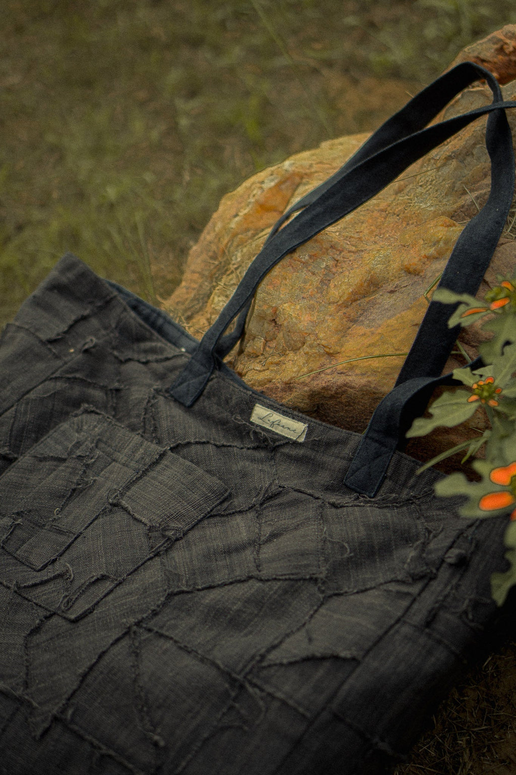 Carry-It-All Tote Black by Lafaani with 100% Cotton, Bags, Black, Casual Wear, Natural with azo free dyes, Organic, Regular Fit, Solids, Sonder, Sonder by Lafaani, Tote Bags at Kamakhyaa for sustainable fashion