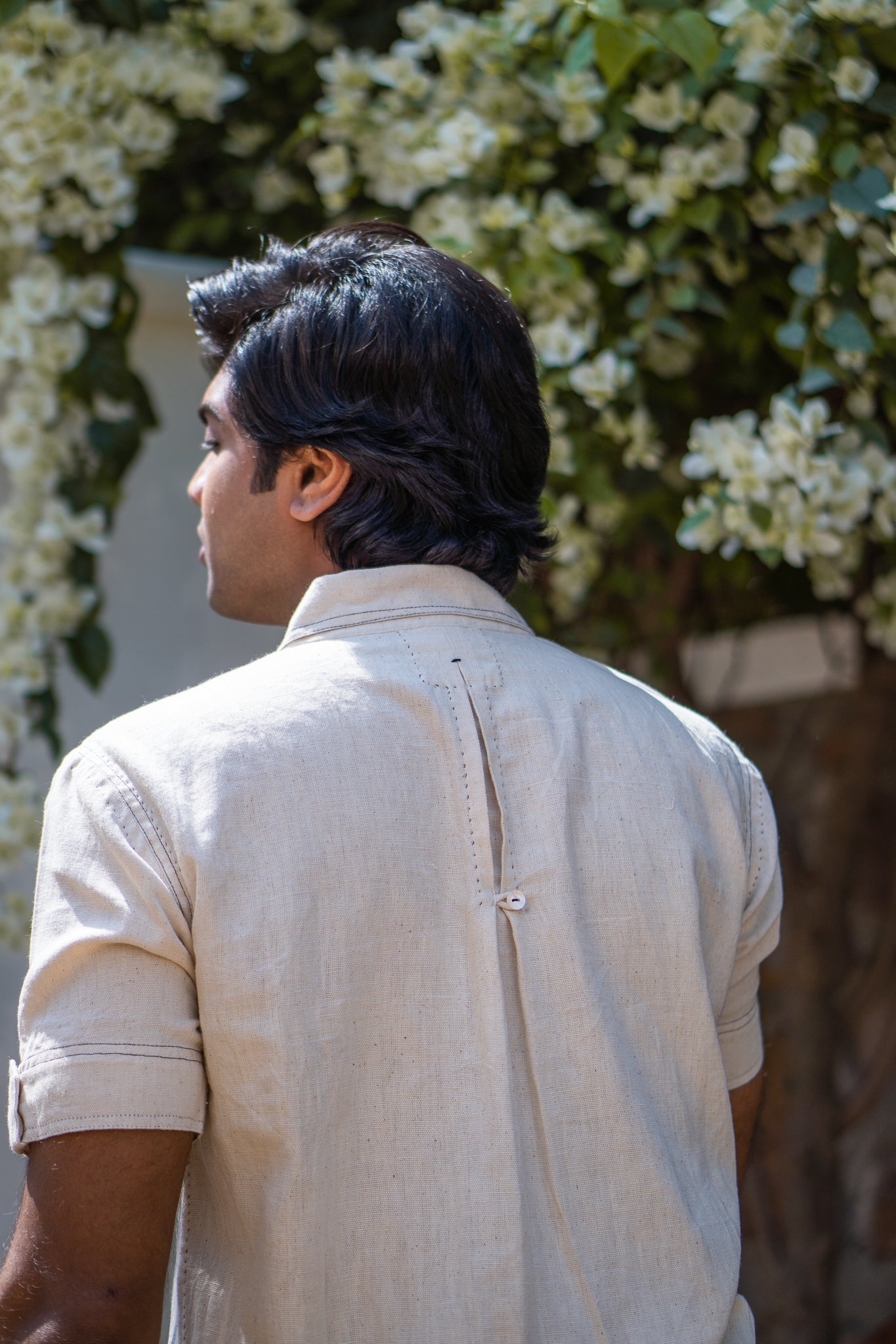 Four Pocket Shirt by Lafaani with 100% pure cotton, Casual Wear, Kora, Menswear, Organic, Regular Fit, Shirts, Solids, Sonder, Sonder by Lafaani, Undyed and unbleached at Kamakhyaa for sustainable fashion