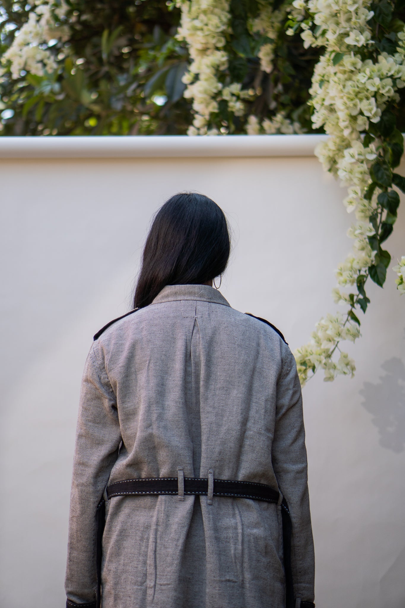 Unisex Trans-seasonal Overlay & Kantha Scarf Black by Lafaani with 100% pure cotton, Black, Casual Wear, Grey, Menswear, Natural with azo free dyes, Overlays, Regular Fit, Scarves, Solids, Sonder, Sonder by Lafaani, Unisex at Kamakhyaa for sustainable fashion